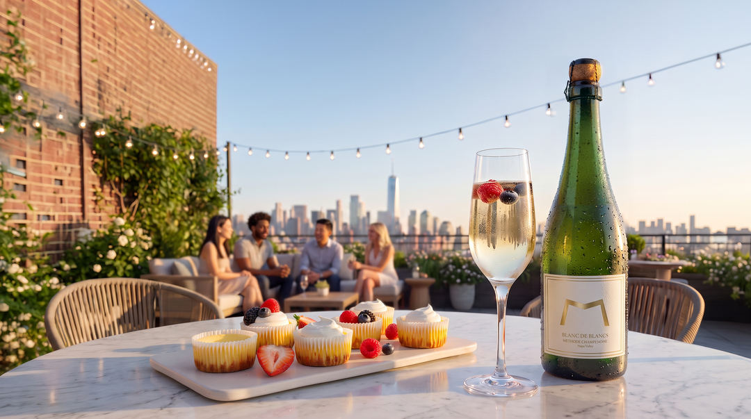 Summer Food & Wine Pairing: Mini Cheesecakes with Berries
