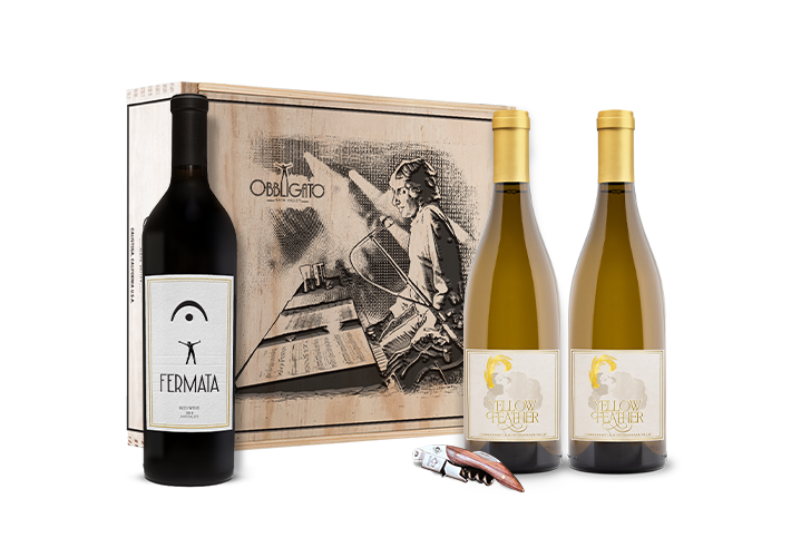 Yellow Feather & Red Gift Box Set