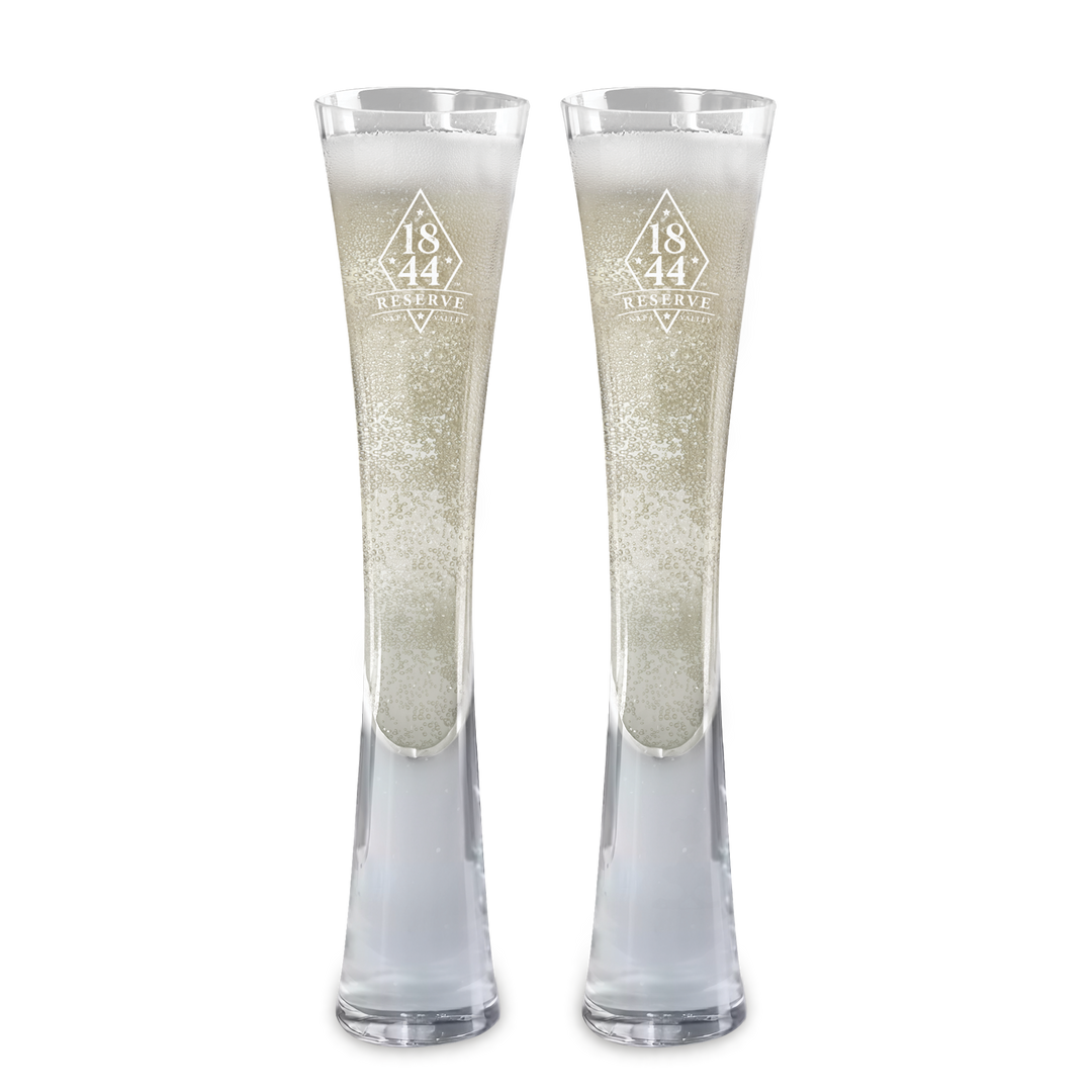 Hand Blown Artisan Crafted Champagne Flute