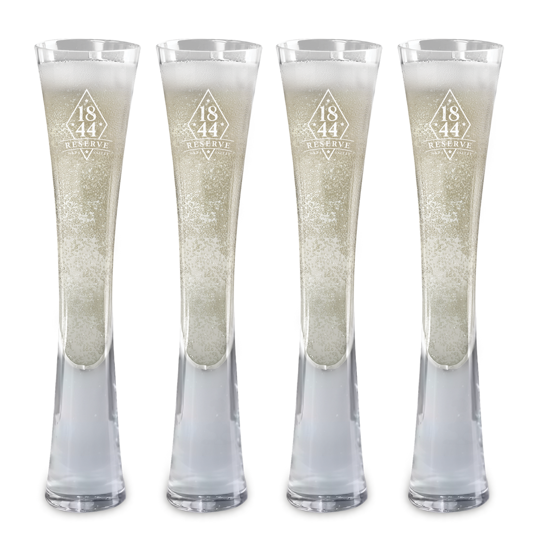 Hand Blown Artisan Crafted Champagne Flute