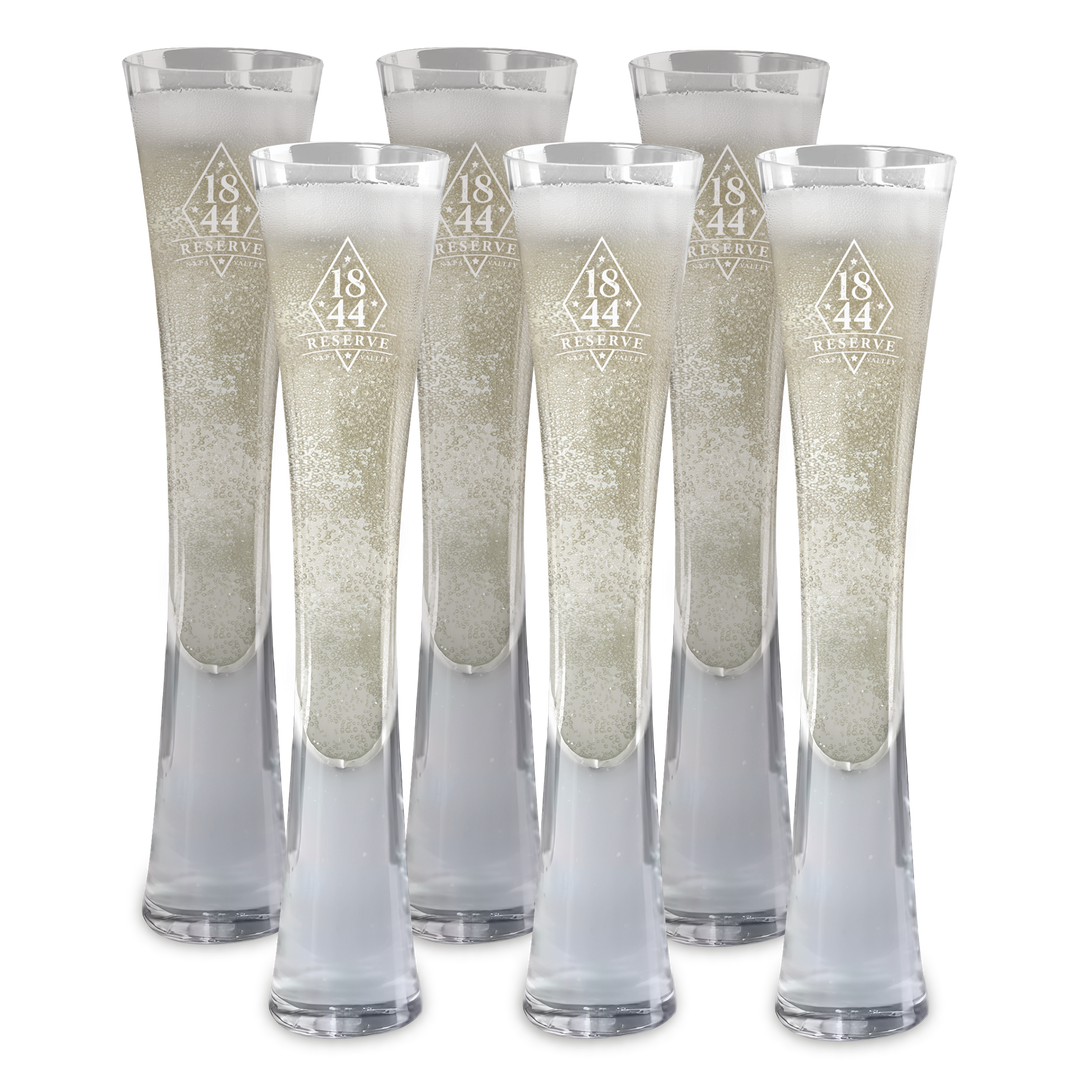 Hand Blown Artisan Crafted Champagne Flute