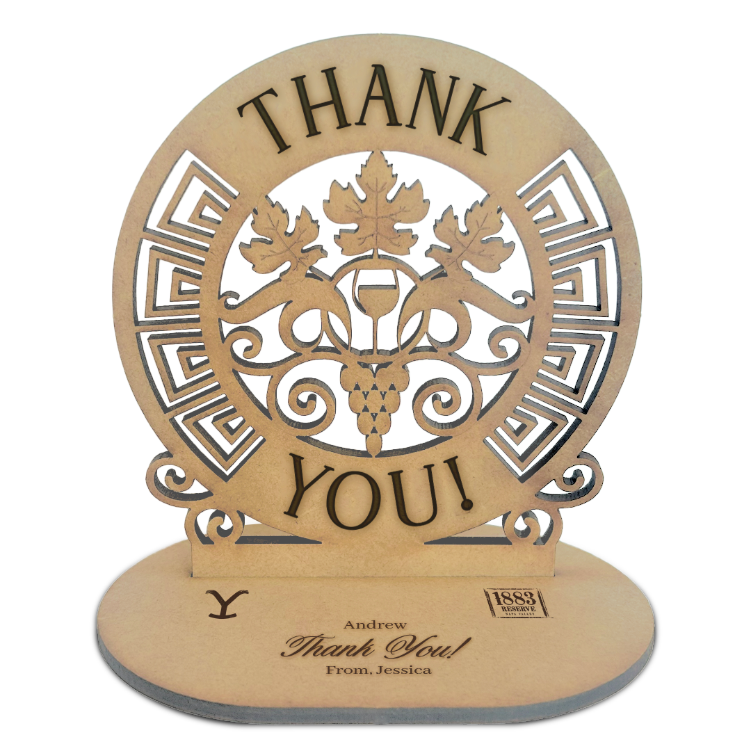 3D Wood Card - Client Appreciation