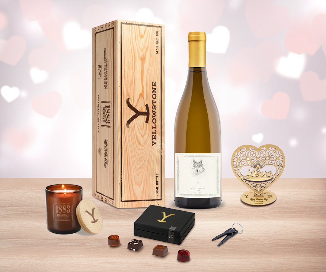 Valentine White Wine "Love" Gift Set