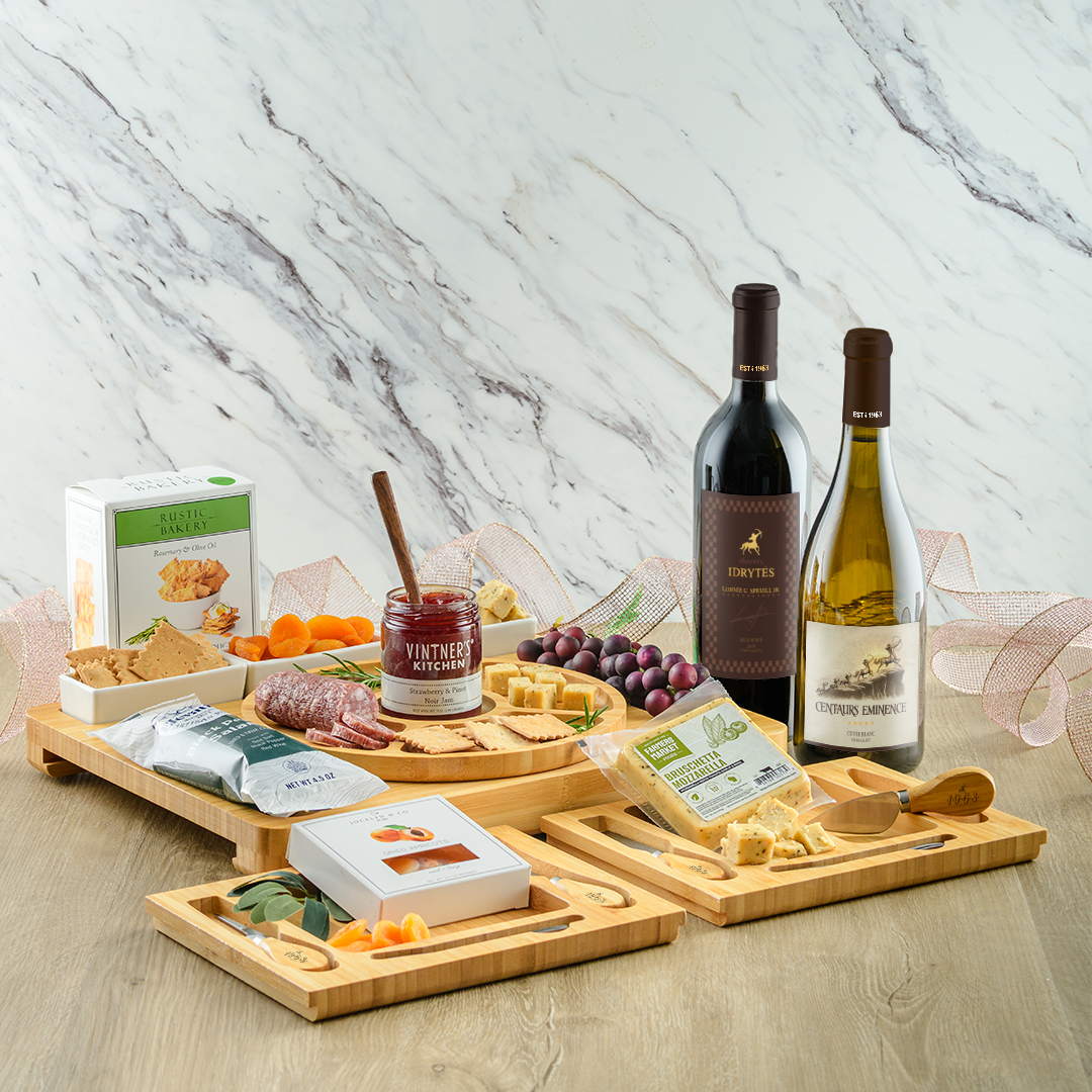 Premium Red & White Charcuterie Board