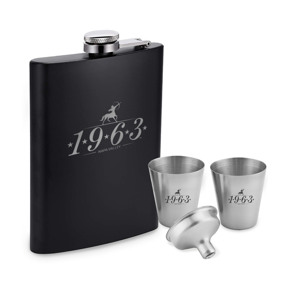 Black Flask Set