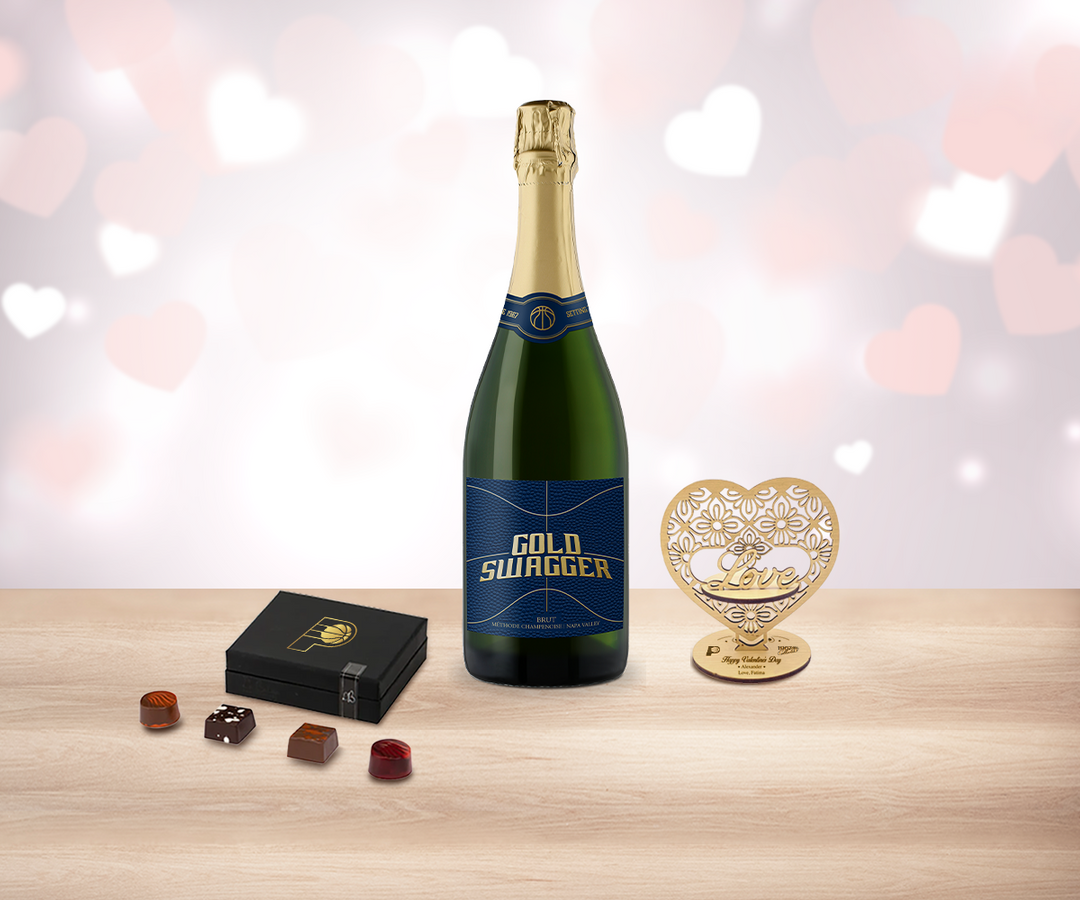 Valentine Sparkling Wine & Truffles Delight