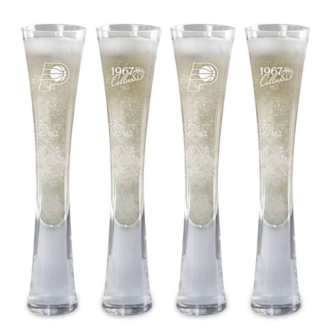 Hand Blown Artisan Crafted Champagne Flute