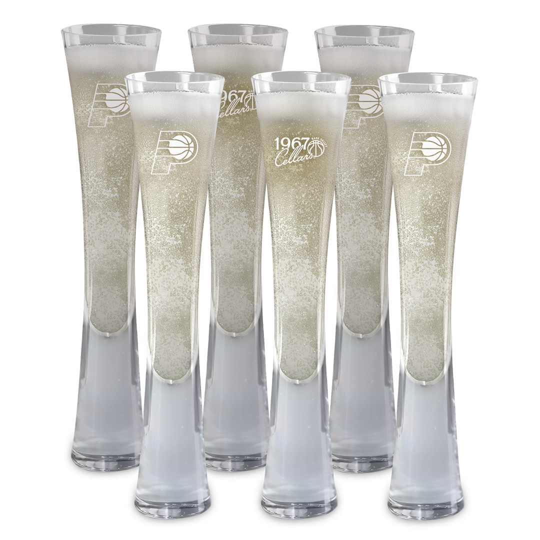 Hand Blown Artisan Crafted Champagne Flute