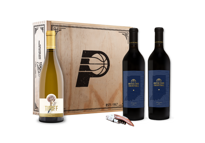 United State of Basketball & Chardonnay Gift Box Set