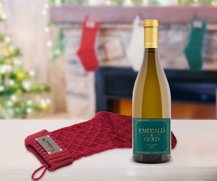 Personalized Christmas Stocking & Sip