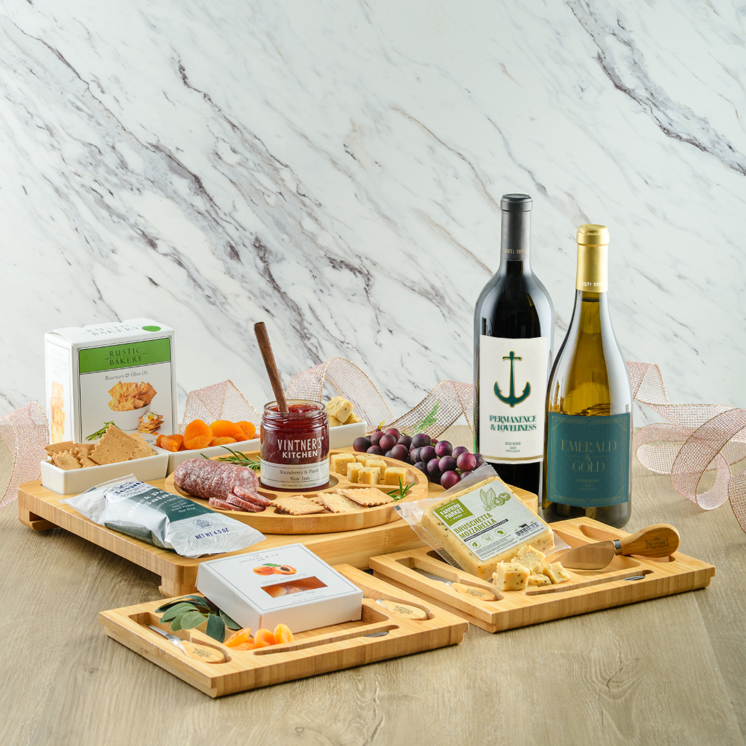 Premium Red & White Charcuterie Board