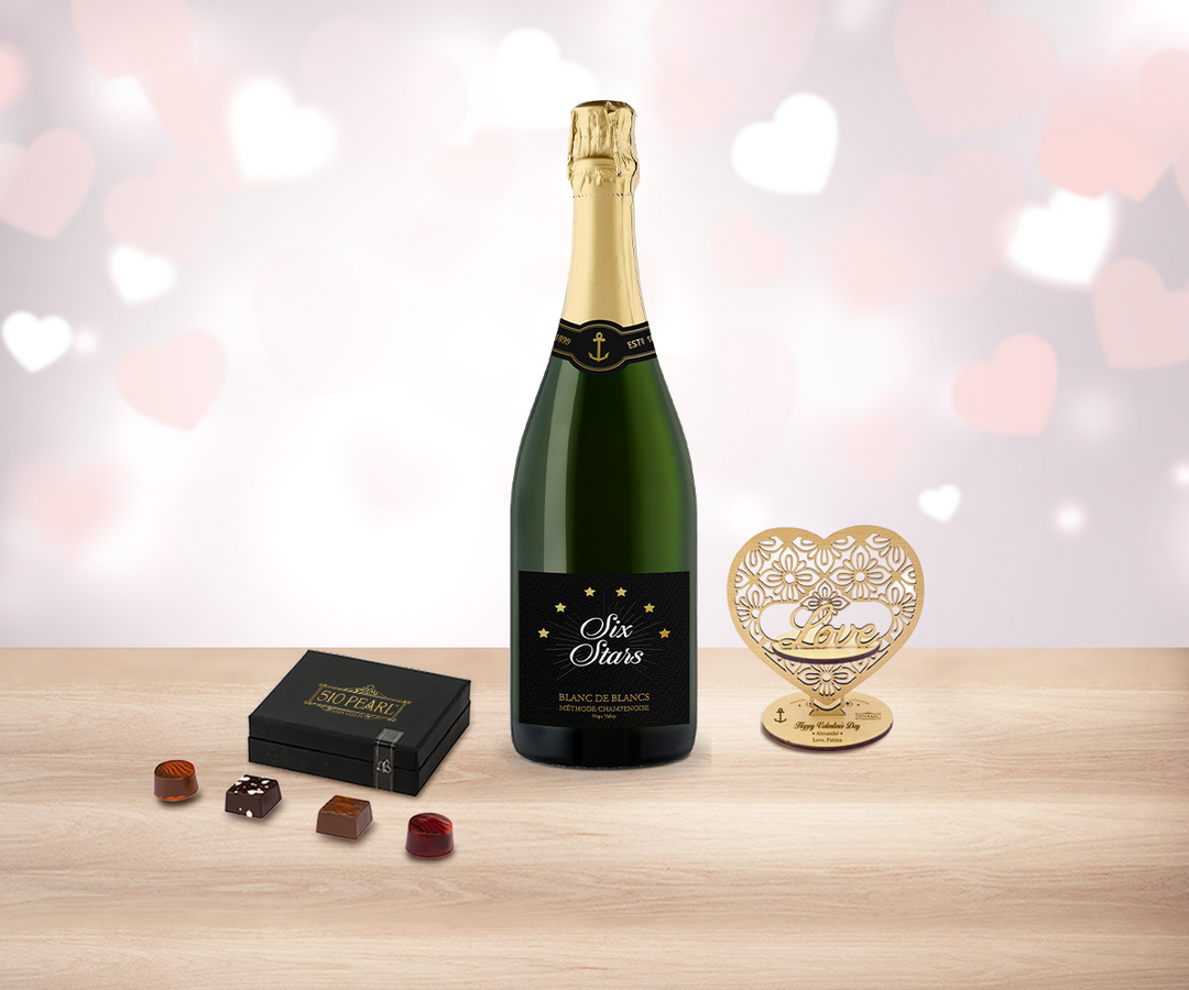 Valentine Sparkling Wine & Truffles Delight