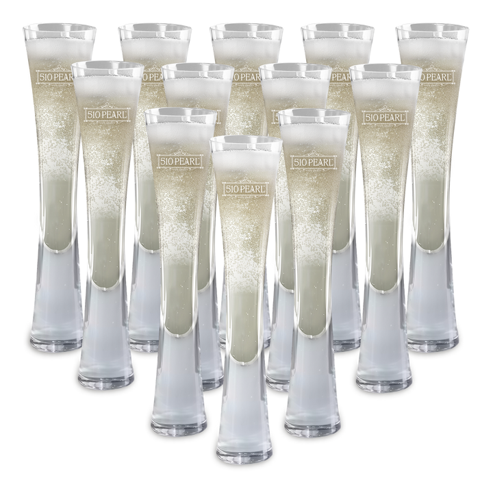 Hand Blown Artisan Crafted Champagne Flute