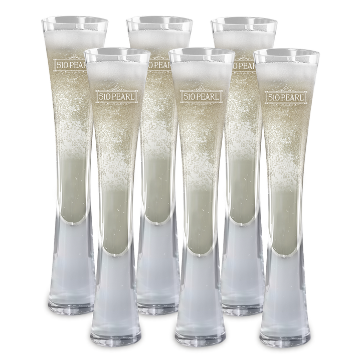 Hand Blown Artisan Crafted Champagne Flute