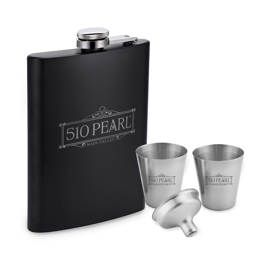 Black Flask Set