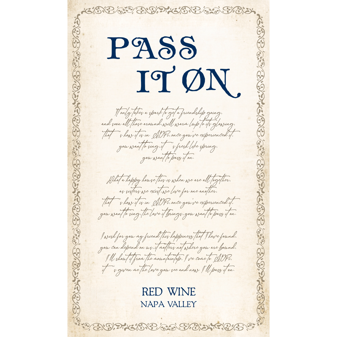 Pass It On - 2021 Red Wine - Napa Valley