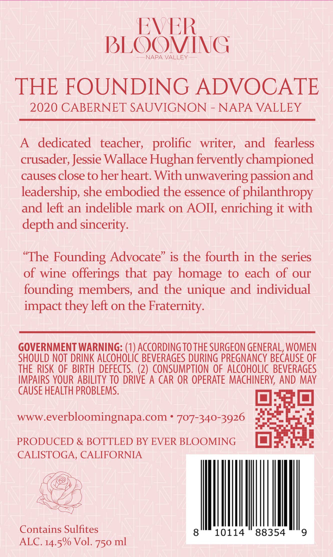 The Founding Advocate - 2020 Cabernet Sauvignon - Napa Valley