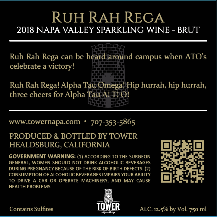 Ruh Rah Rega - 2018 Sparkling Brut - Méthode Champenoise - Napa Valley