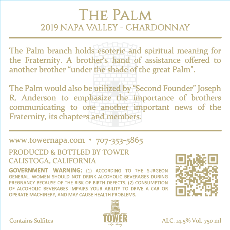 The Palm - 2019 Chardonnay - Napa Valley