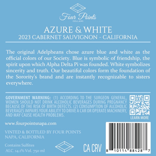 Azure & White - 2023 Cabernet Sauvignon - California