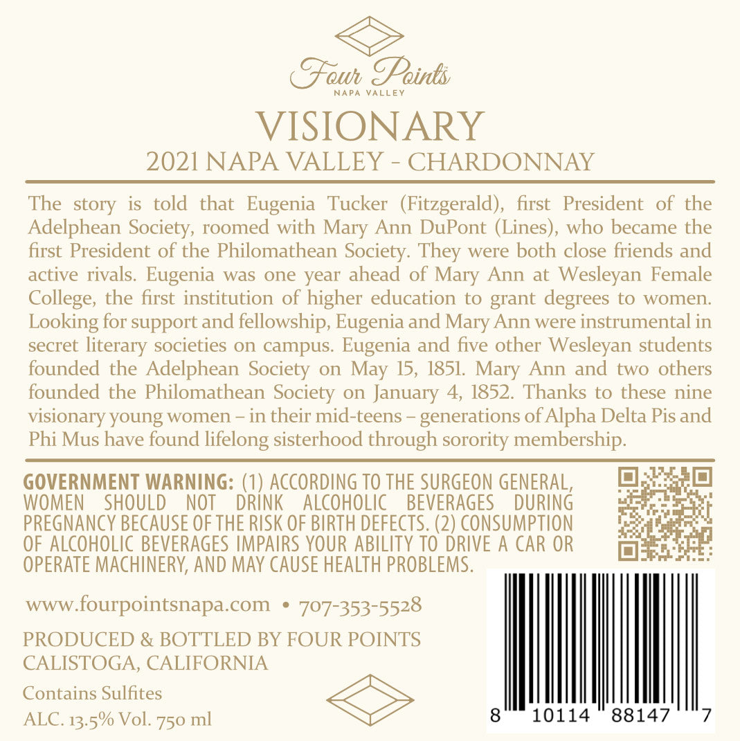 Visionary - 2021 Chardonnay - Napa Valley