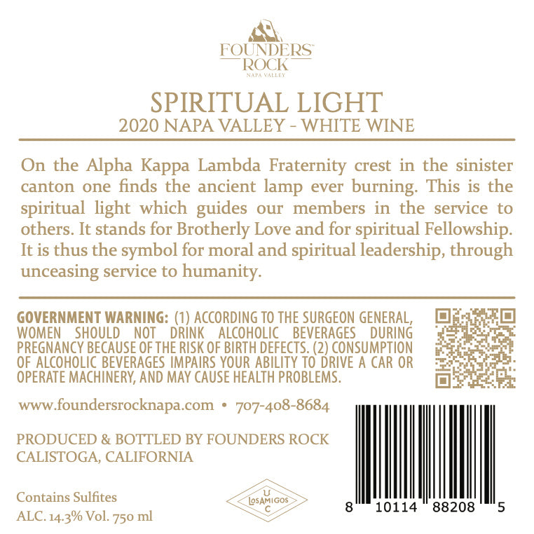 Spiritual Light - 2020 Cuvée Blanc - Napa Valley