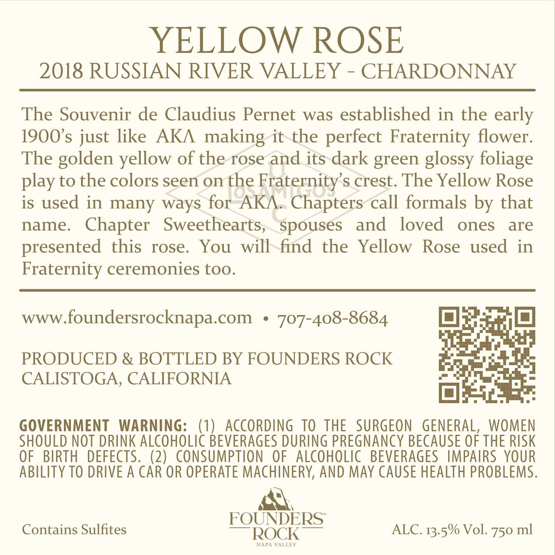 Yellow Rose - 2018 Chardonnay - Russian River Valley