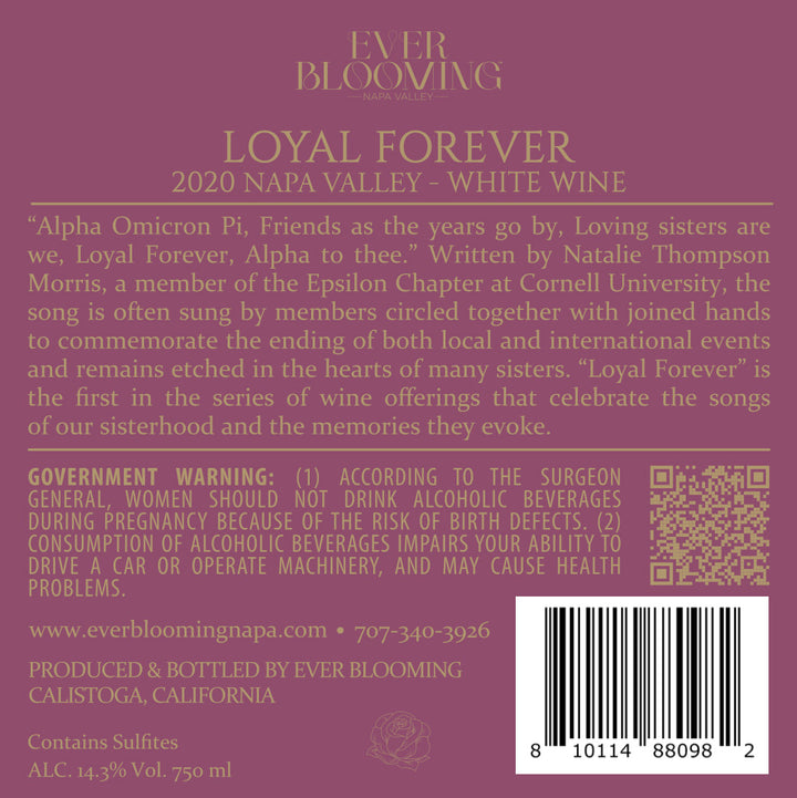 Loyal Forever - 2020 Cuvée Blanc - Napa Valley