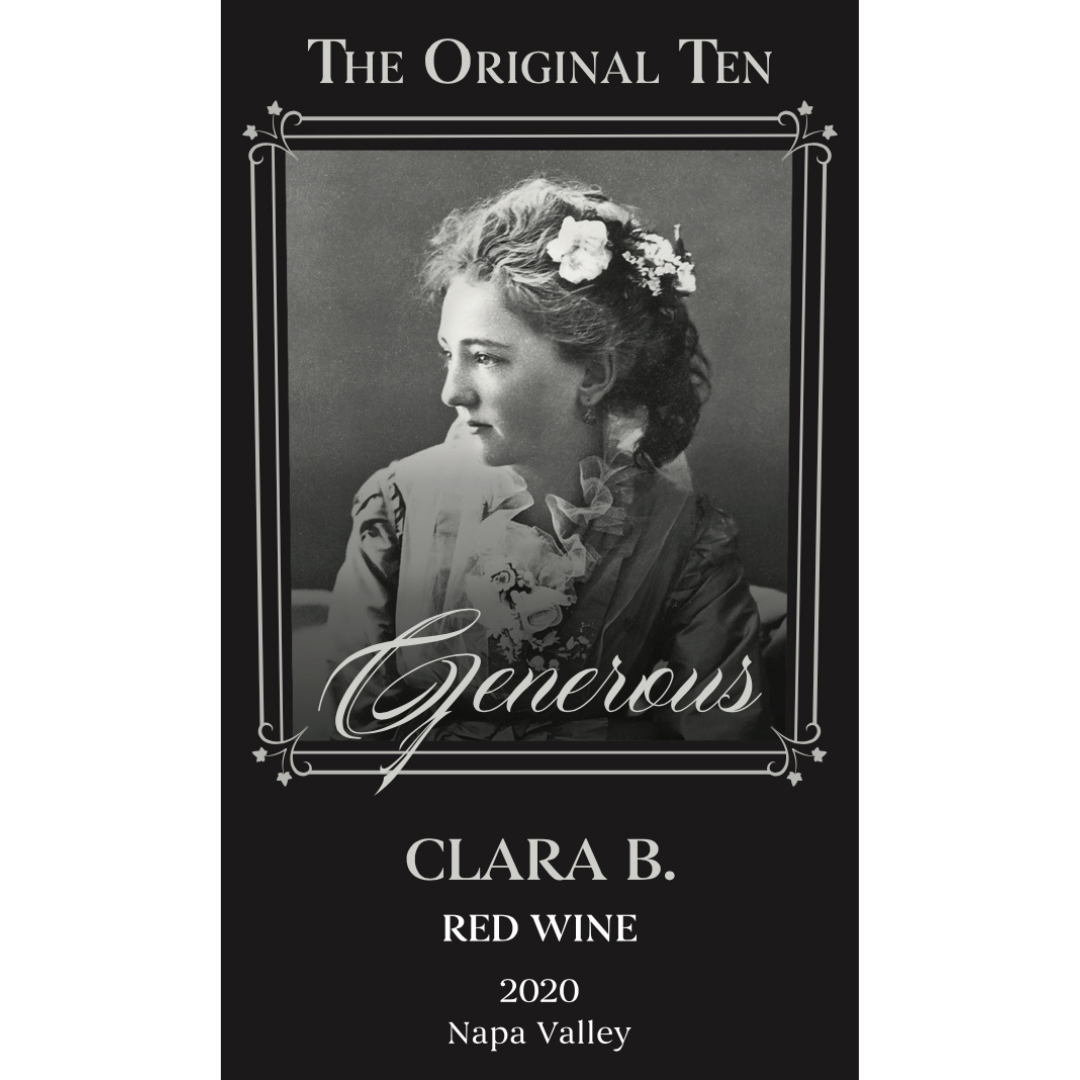 Generous - Clara B. - 2020 Red Wine - Napa Valley