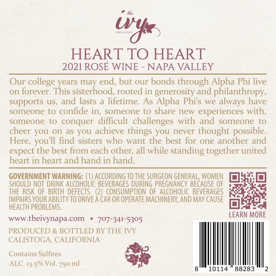 Heart To Heart - 2021 Rosé - Napa Valley