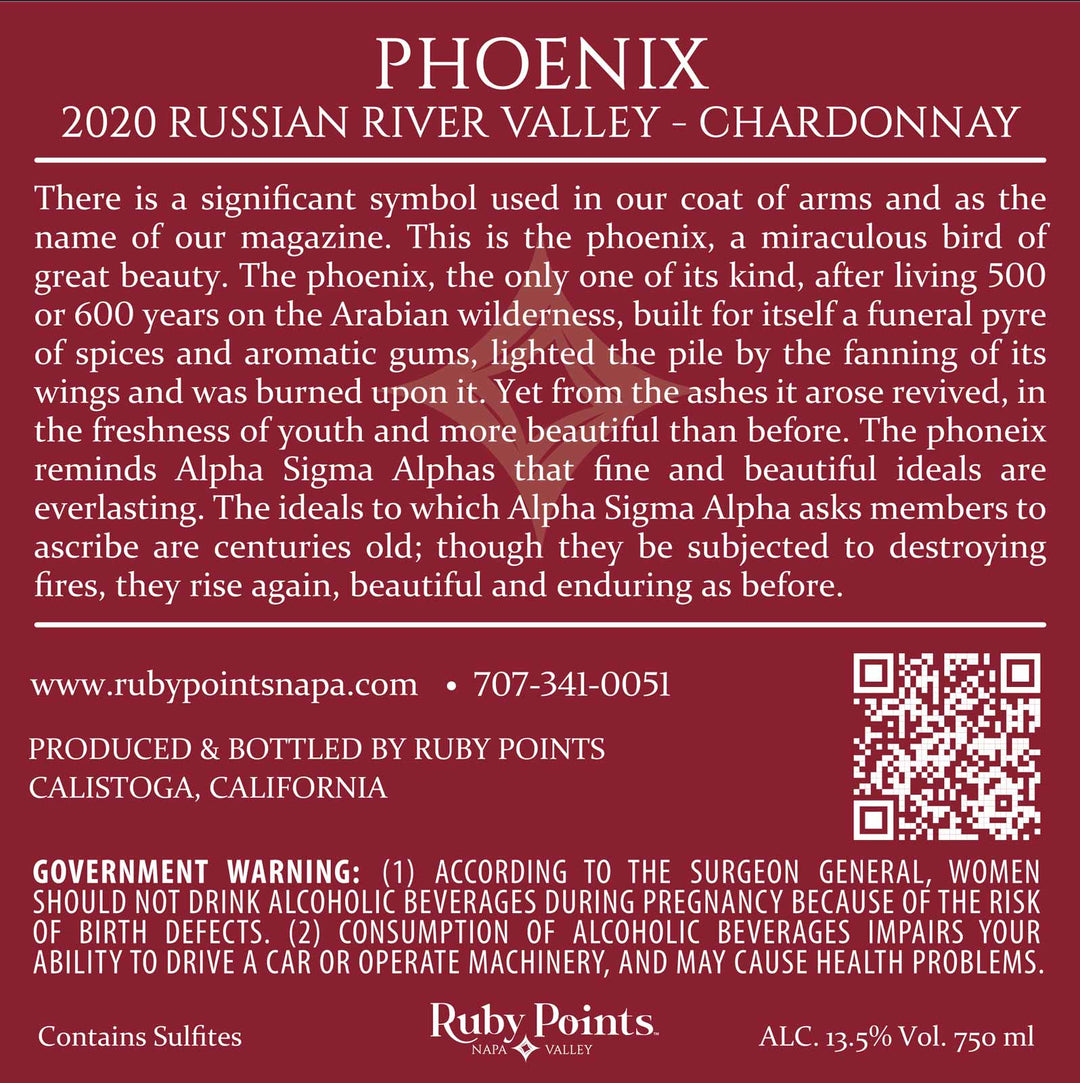 Phoenix - 2020 Chardonnay - Russian River Valley