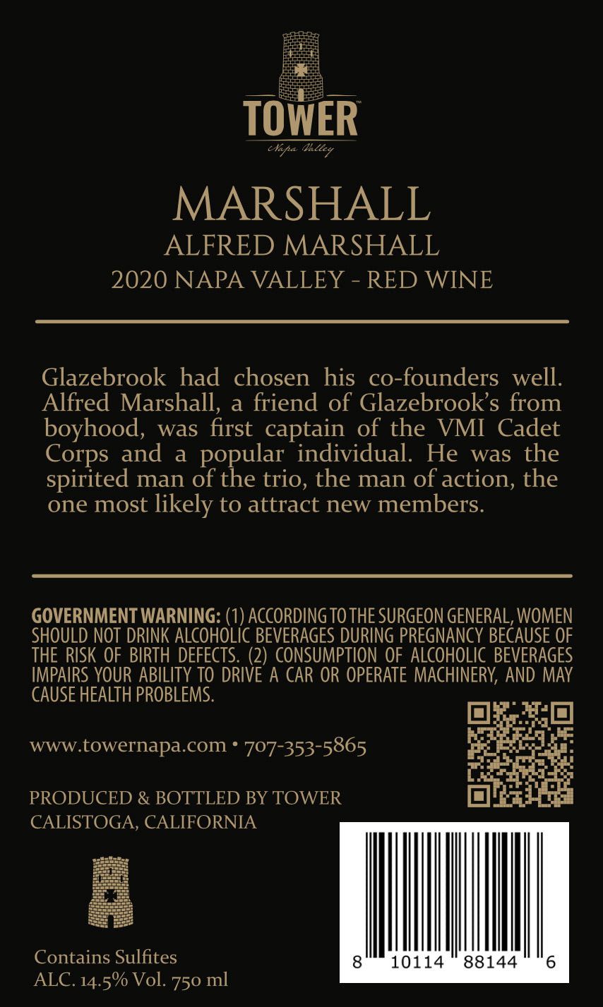 Alfred Marshall - 2020 Red Wine - Napa Valley