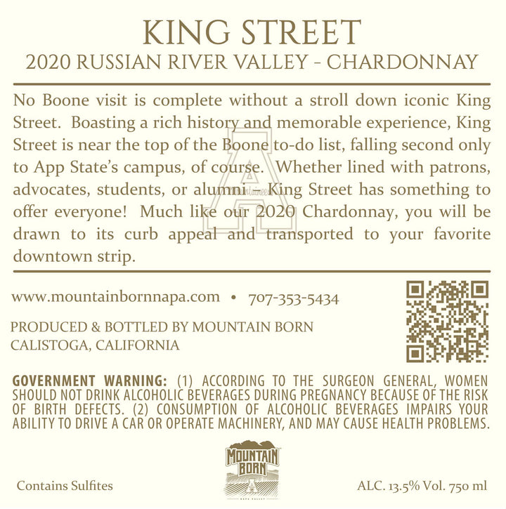 King Street - 2020 Chardonnay - Russian River Valley