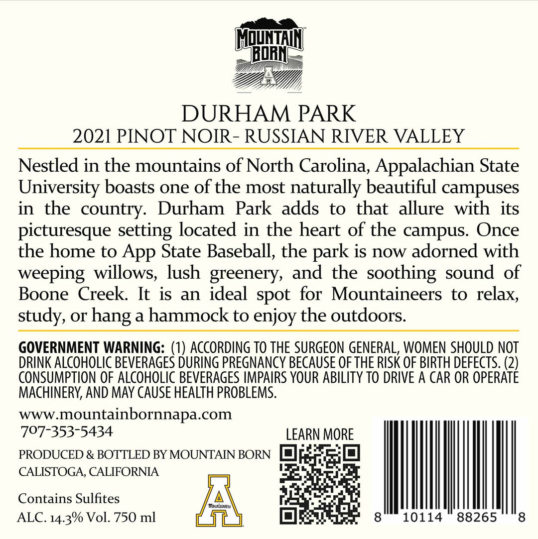 Durham Park - 2021 Pinot Noir - Russian River Valley