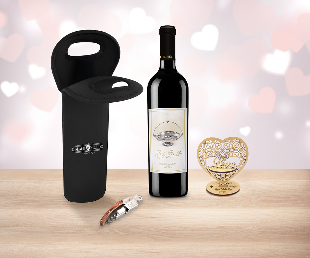 Valentine Red Wine & Tote Bag Delight