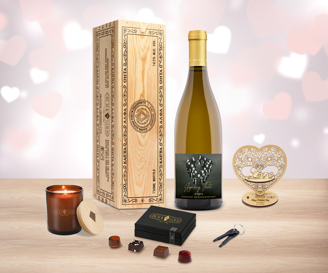 Valentine White Wine "Love" Gift Set