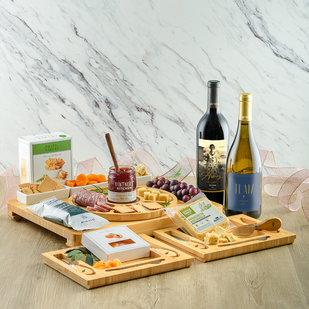 Premium Red & White Charcuterie Board