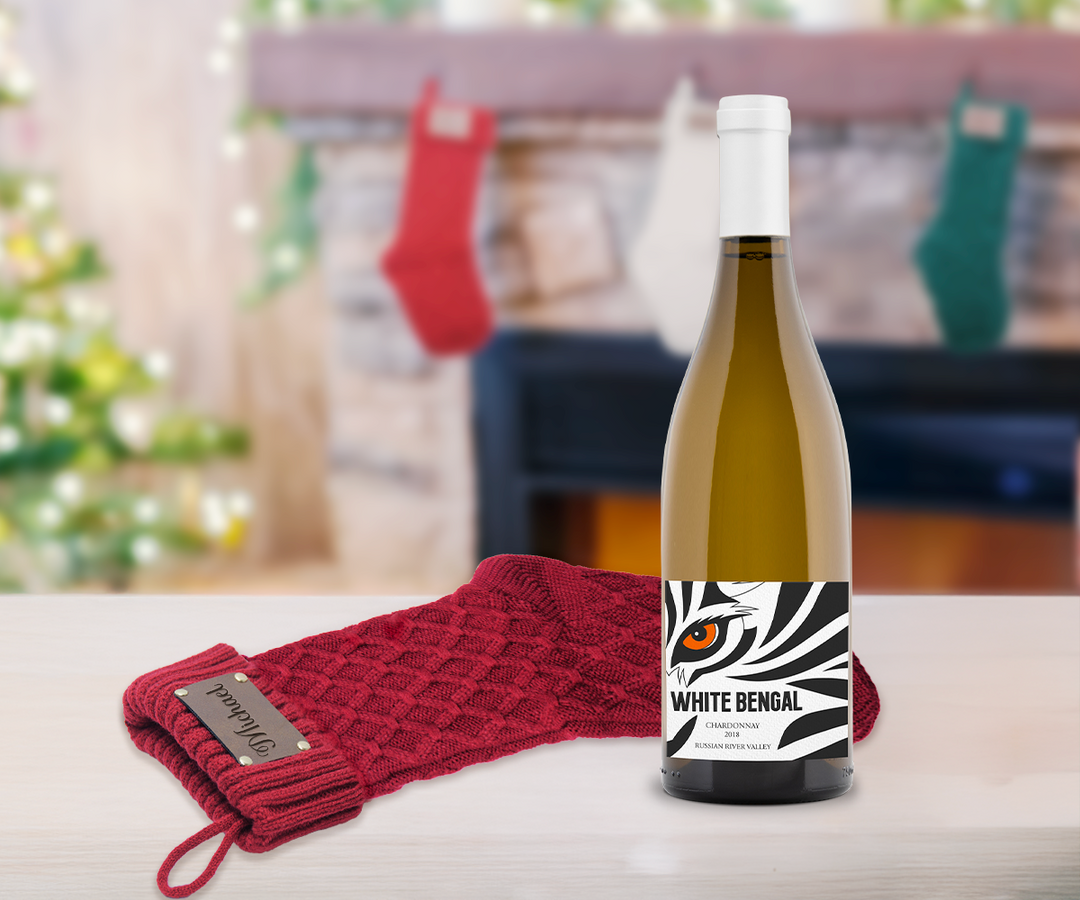 Personalized Christmas Stocking & Sip