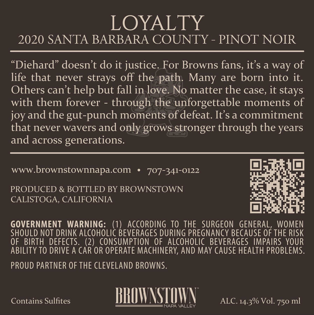 Loyalty – 2020 Pinot Noir – Santa Barbara County