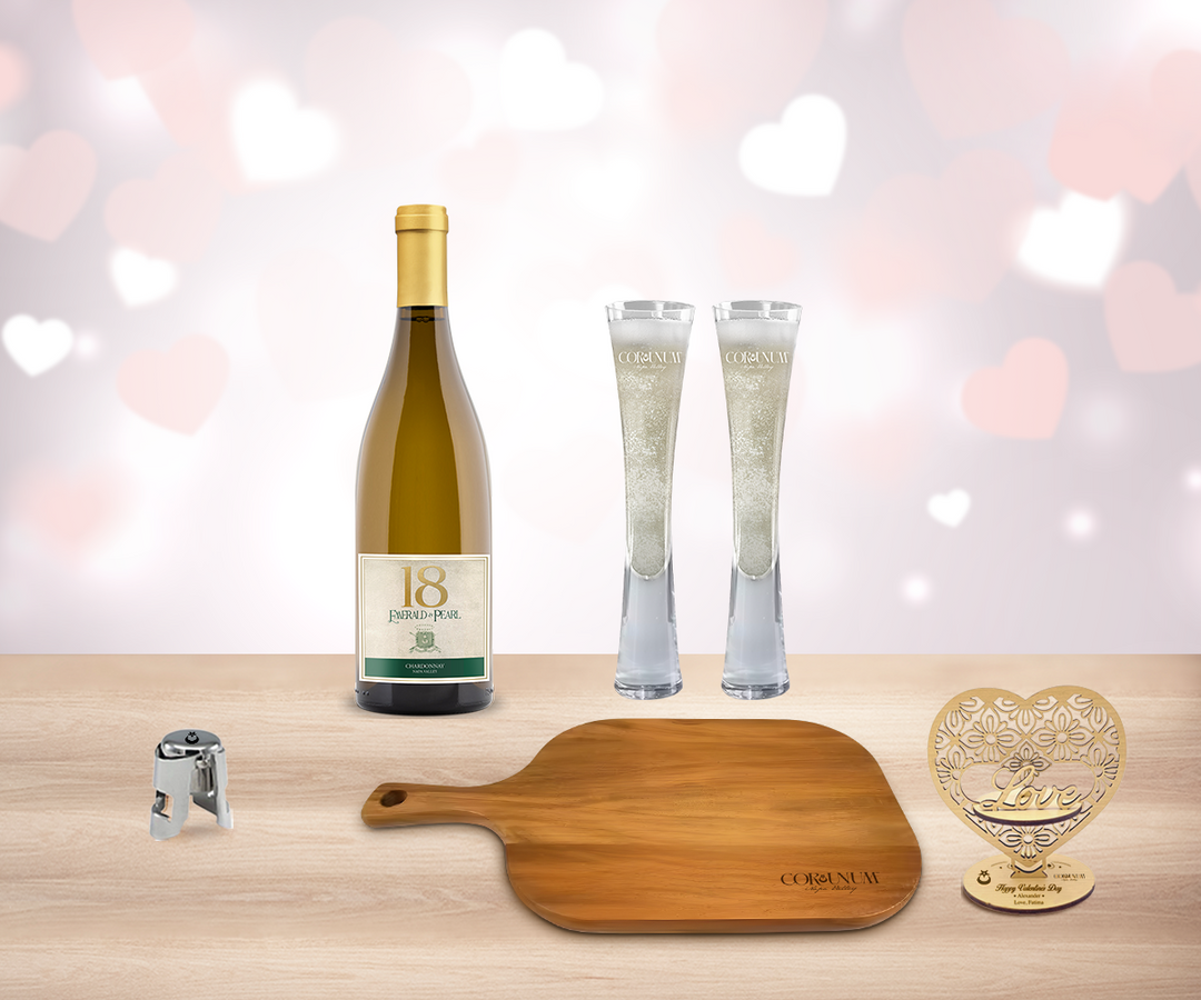 Valentine Chardonnay "Cheers" Gift Set