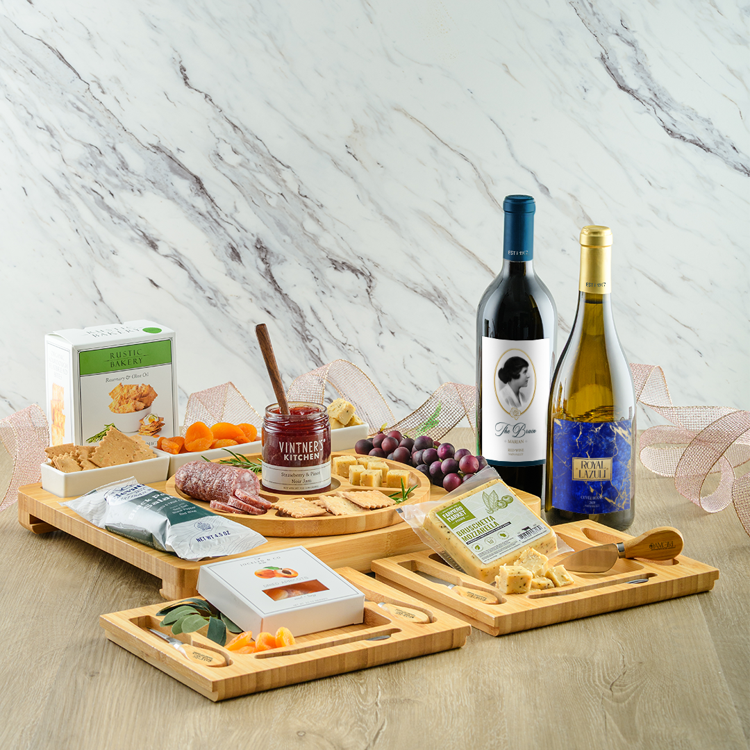 Premium Red & White Charcuterie Board