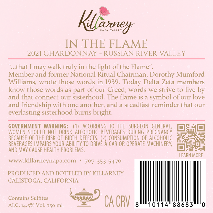 In The Flame - 2021 Chardonnay - Russian River Valley