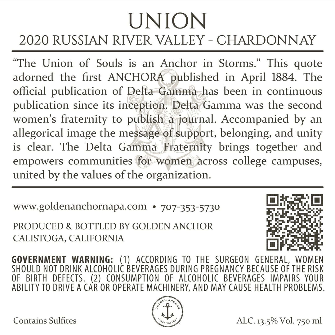 Union - 2020 Chardonnay - Russian River Valley