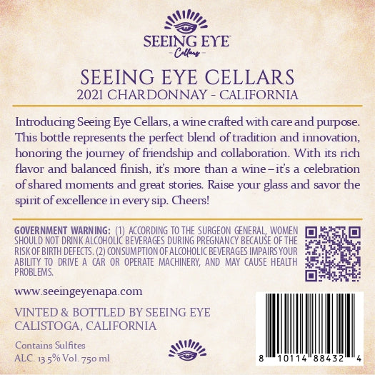 Seeing Eye Cellars - 2021 Chardonnay - California