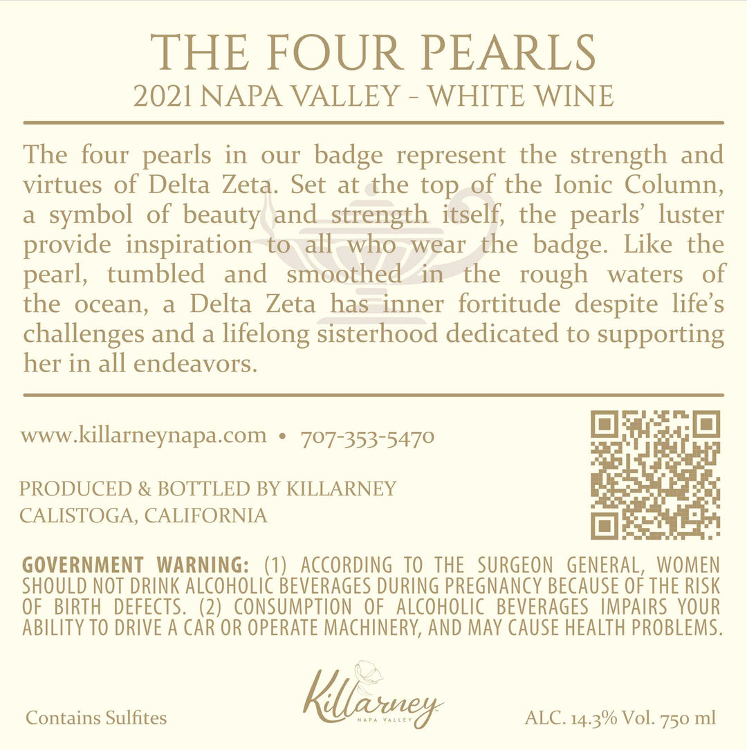 The Four Pearls - 2021 Cuvée Blanc - Napa Valley