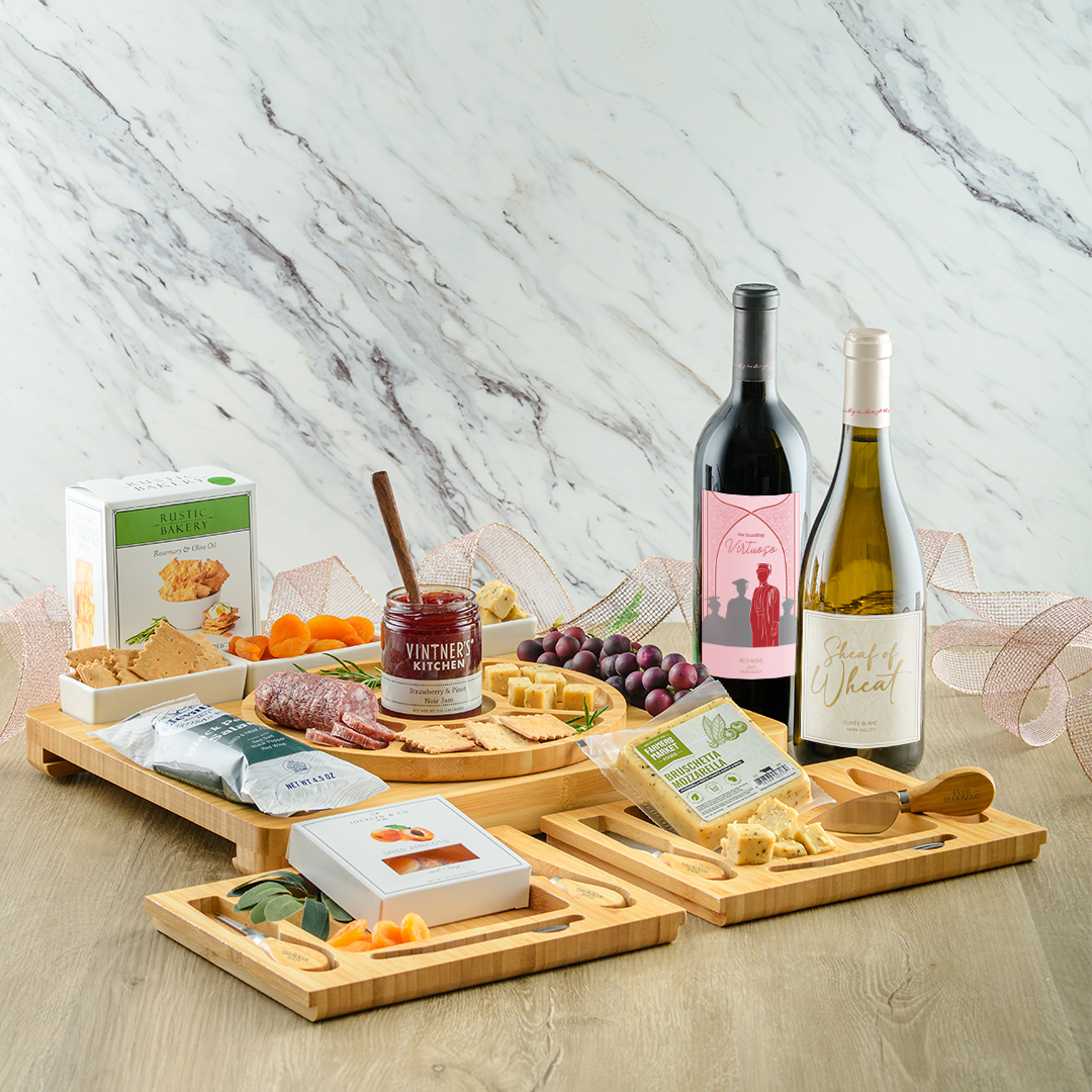 Premium Red & White Charcuterie Board