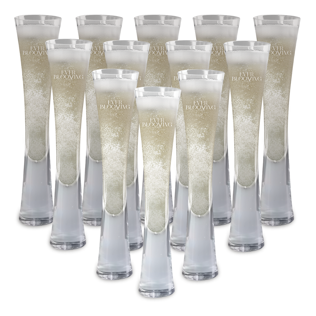 Hand Blown Artisan Crafted Champagne Flute