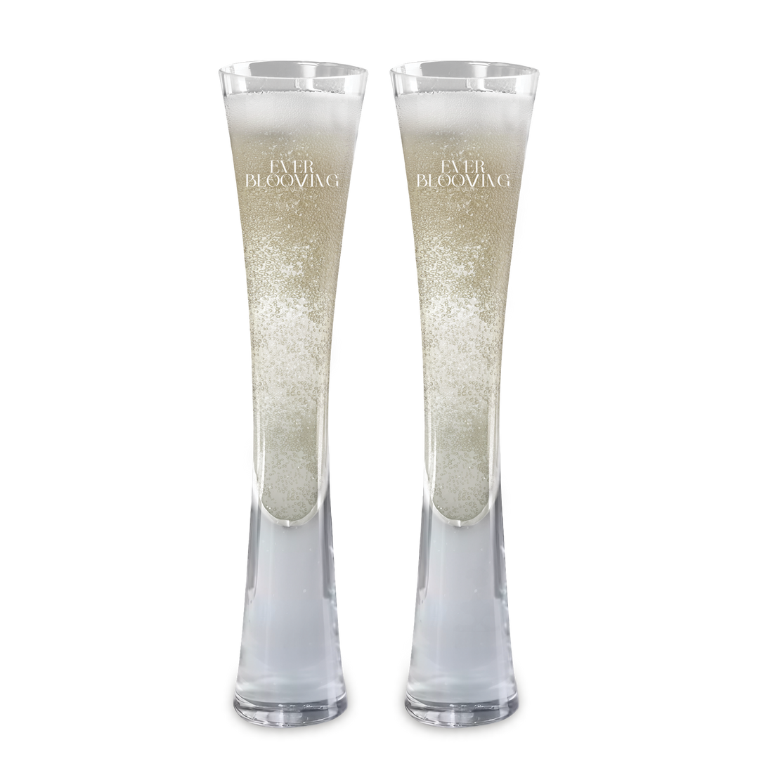 Hand Blown Artisan Crafted Champagne Flute