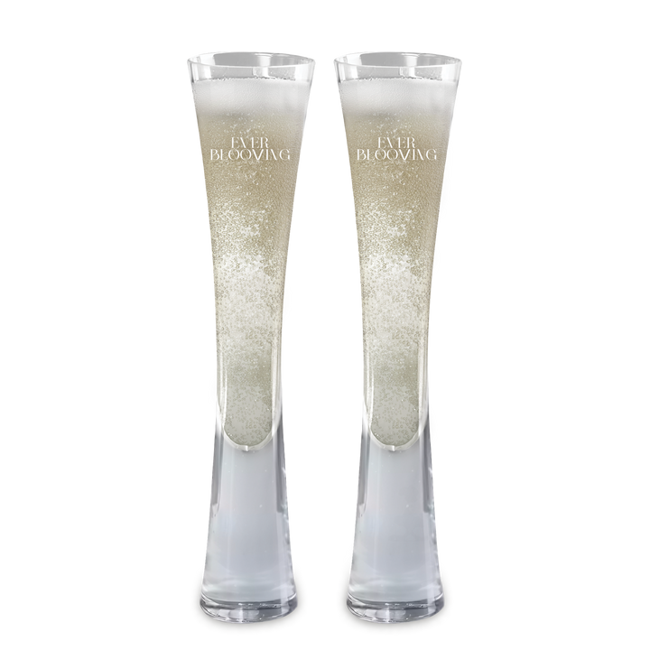 Hand Blown Artisan Crafted Champagne Flute