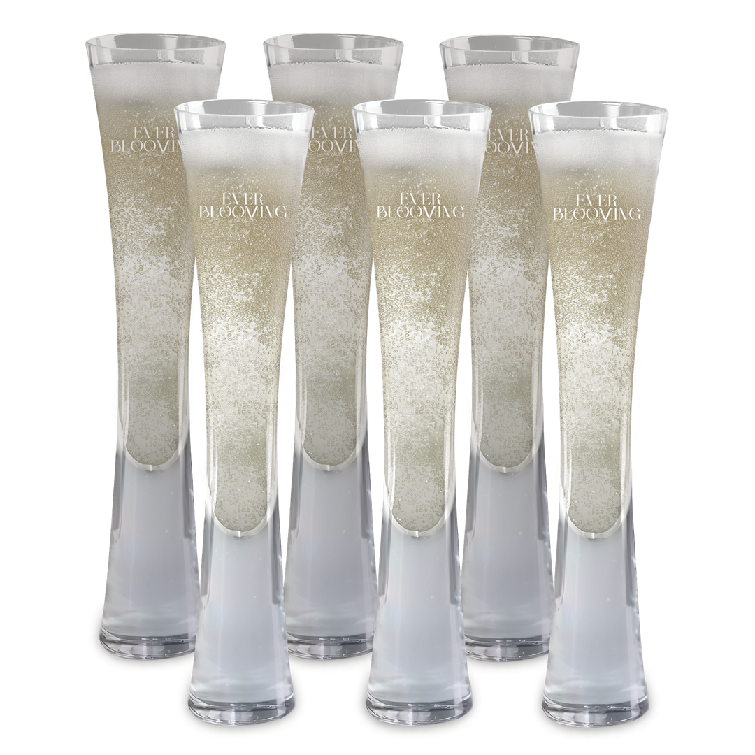 Hand Blown Artisan Crafted Champagne Flute